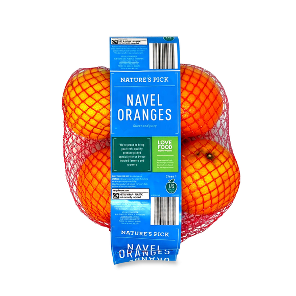 Nature's Pick Large Oranges 4 Pack