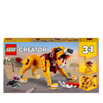 LEGO Creator 3 in 1 Wild Lion Building Set 31112