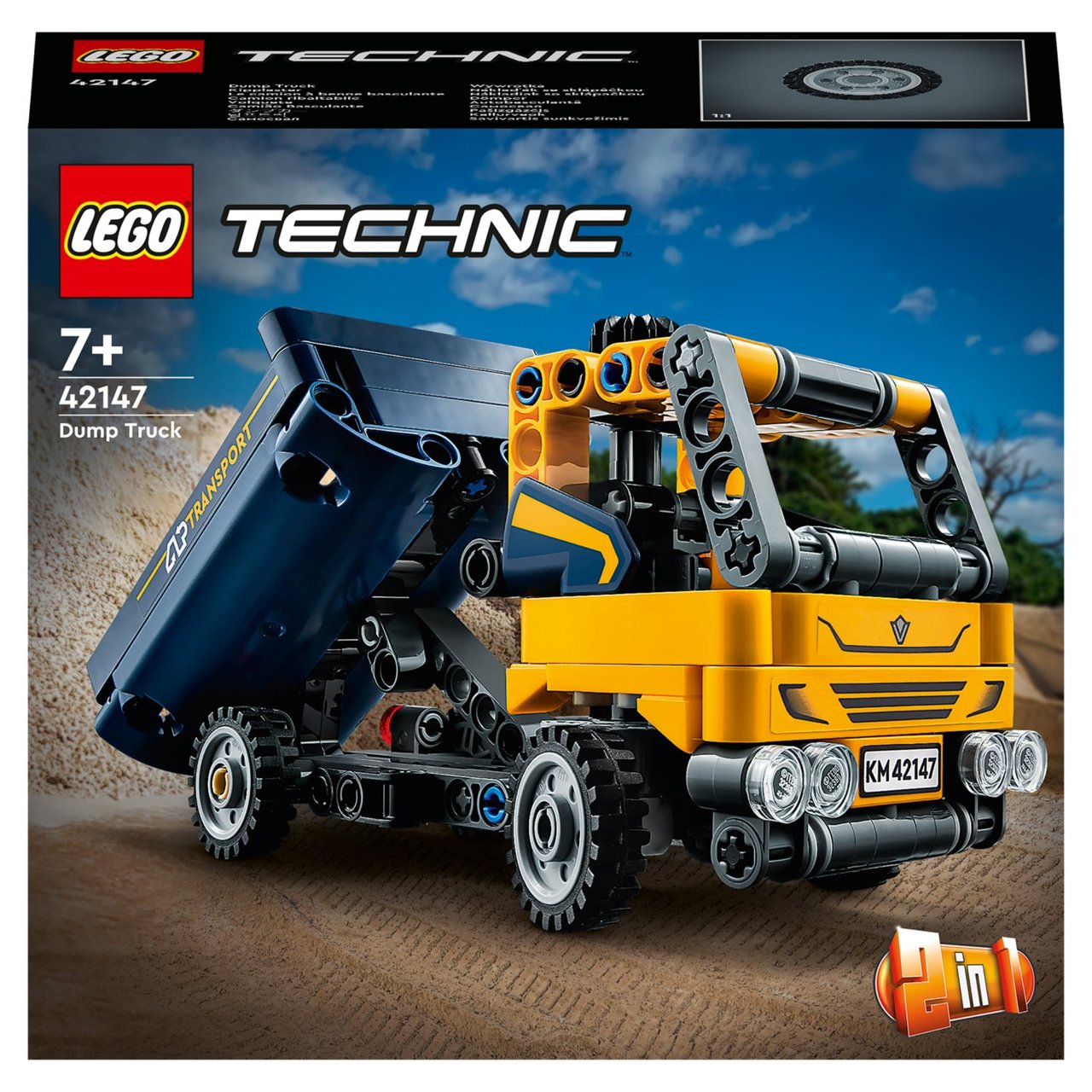 LEGO Technic Dump Truck & Excavator 2in1 Set 42147