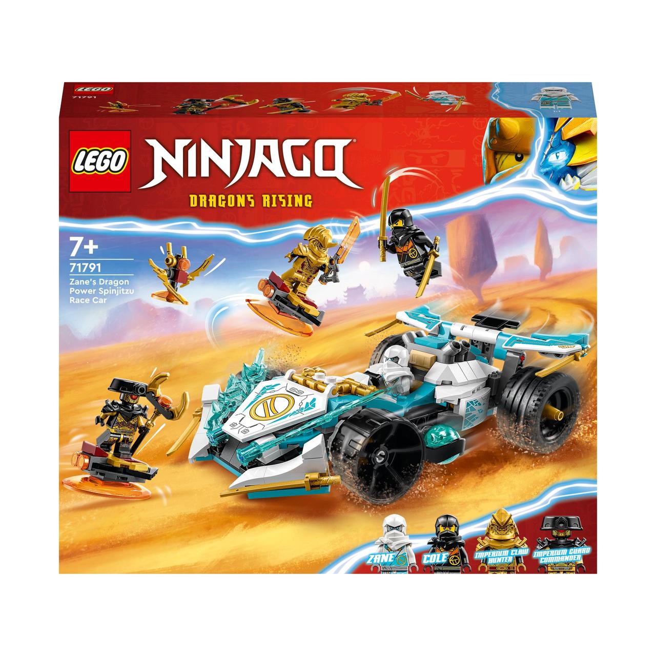 LEGO Ninjago Zane s Dragon Power Spinjitzu Race Car 71791