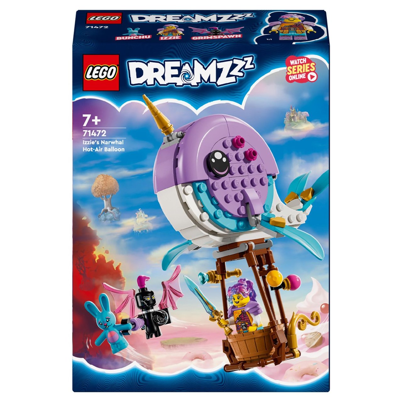 LEGO DREAMZzz Izzie's Narwhal Hot-Air Balloon 71472