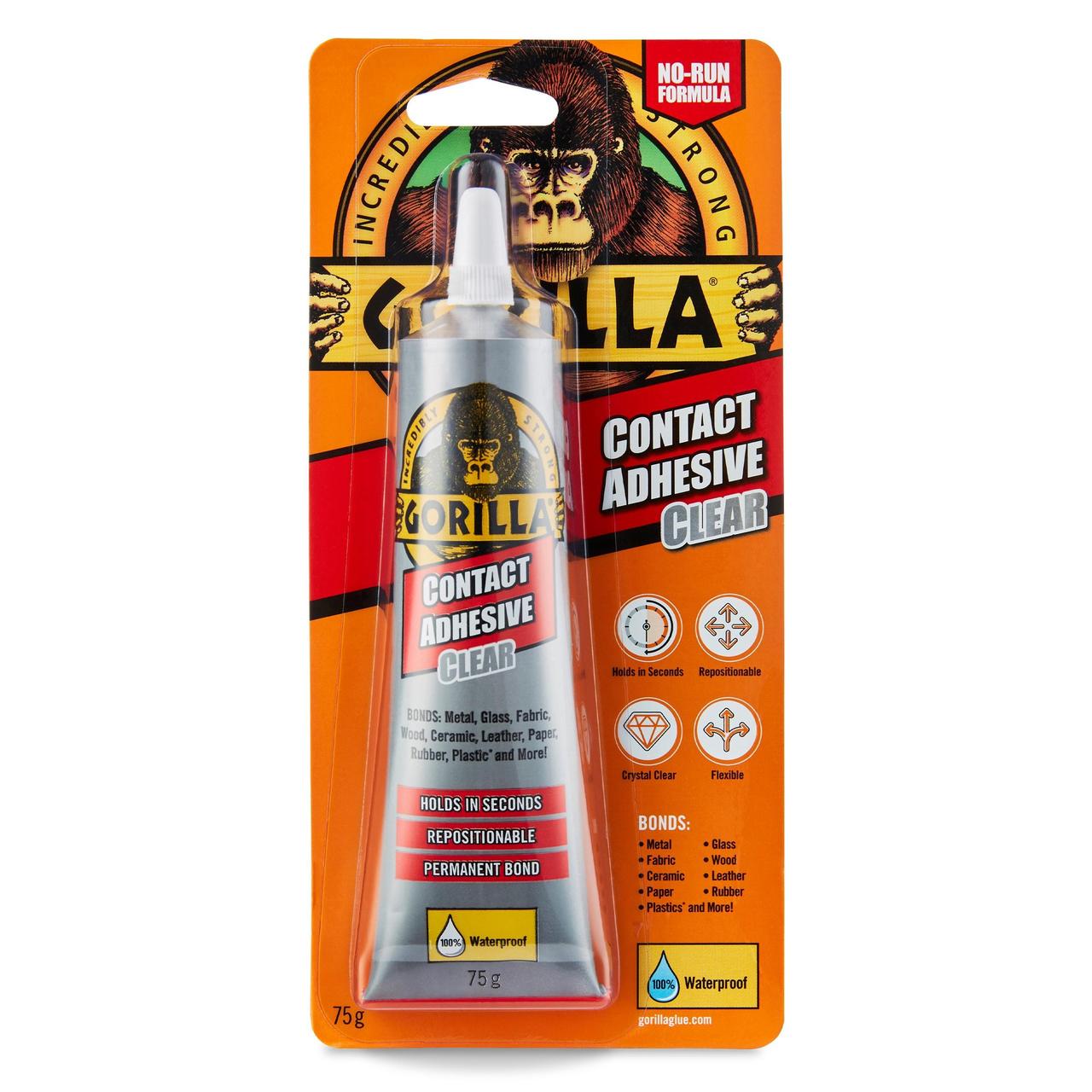 Gorilla Contact Adhesive Clear 75g