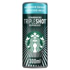 Starbucks Tripleshot Espresso No Added Sugar Coffee 300ml