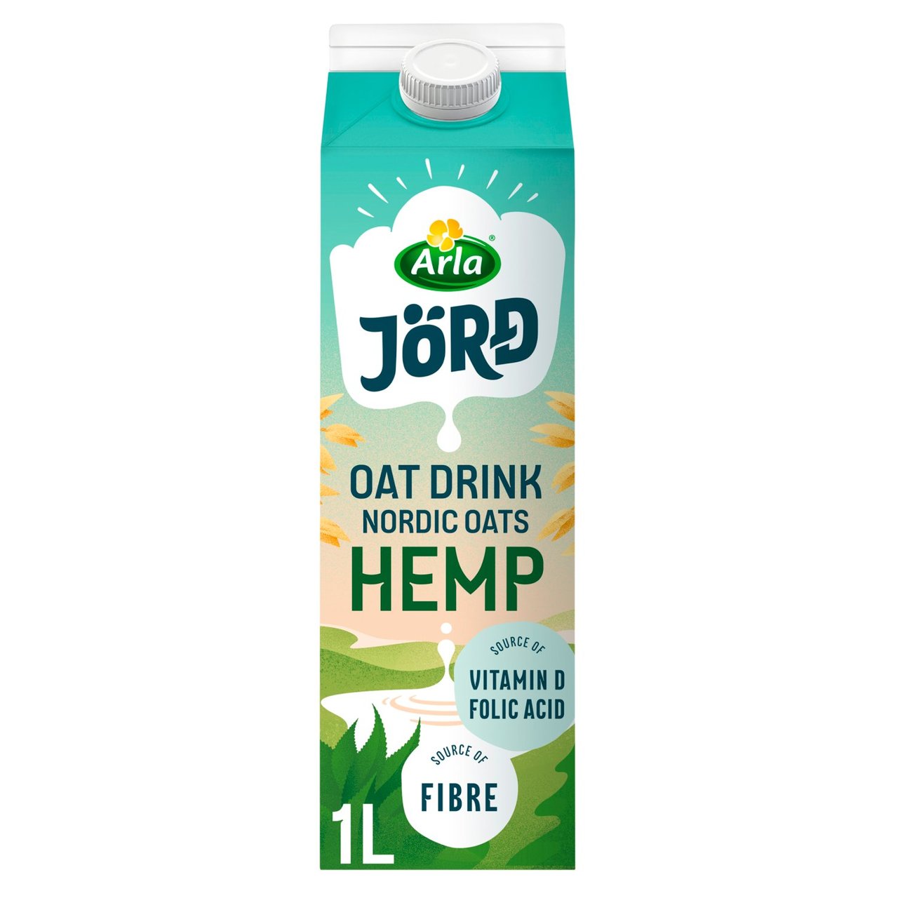 Arla Jord Chilled Oat & Hemp Drink 1L