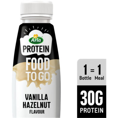 Arla Protein Food To Go Vanilla Hazelnut Flavoured Meal Replacement Shake 500ml