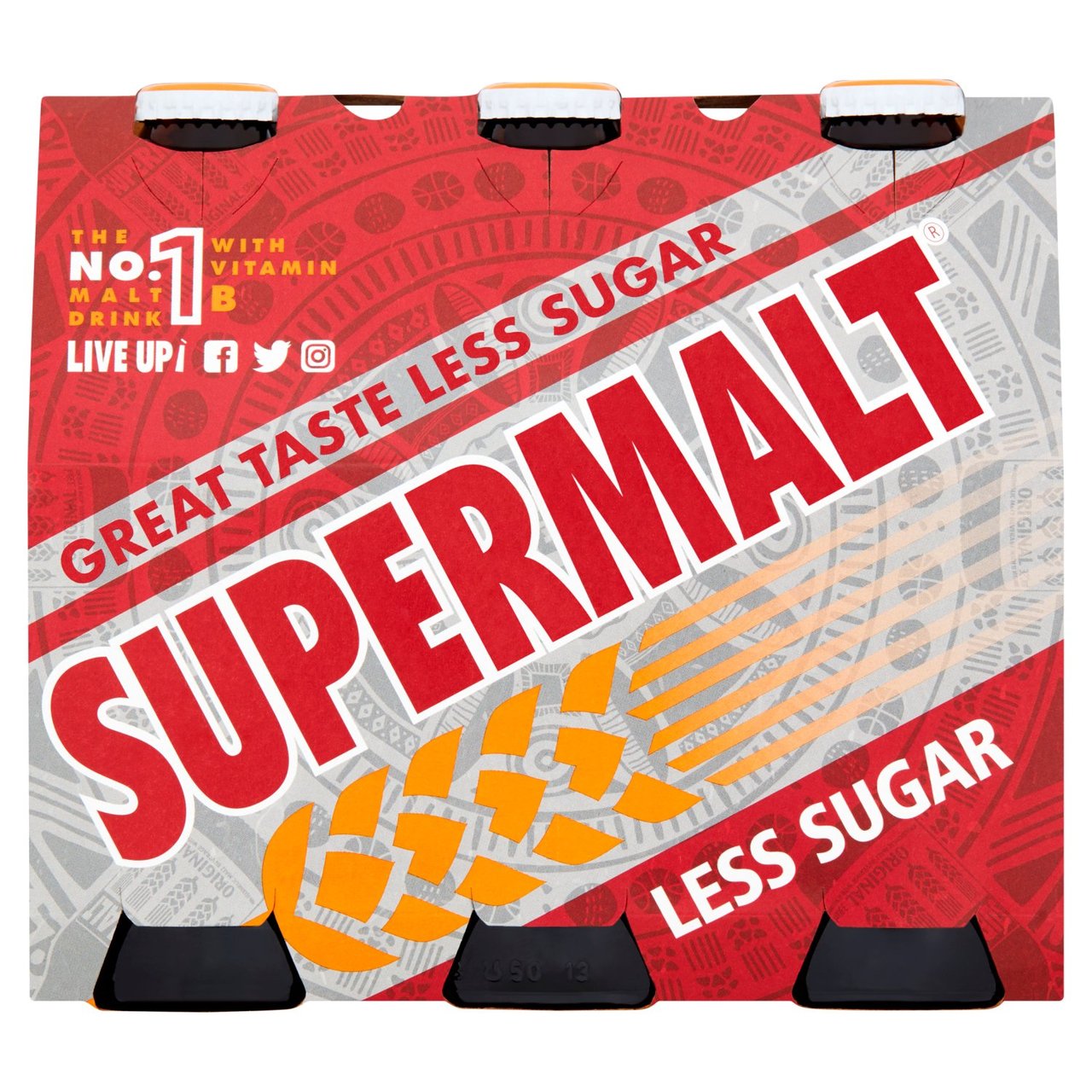 Supermalt Less Sugar 6 x 330ml