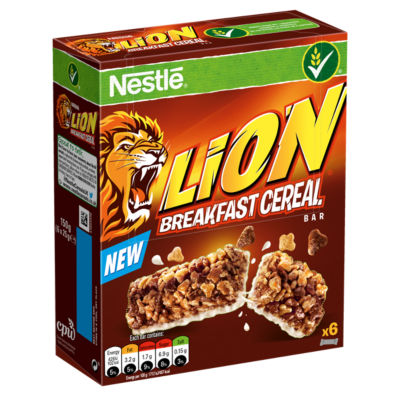 Lion Breakfast Cereal Bars 6 x 25g (150g)