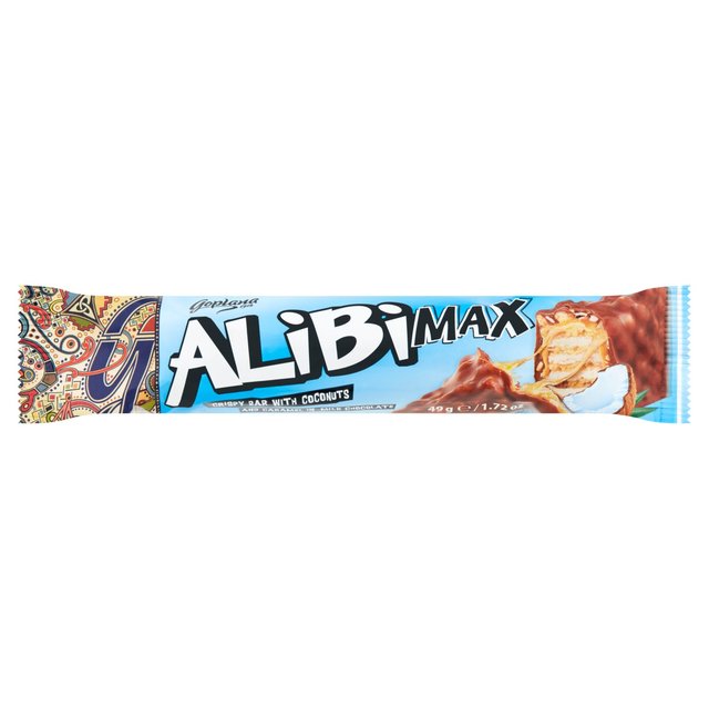 Alibi Max Coconut Chocolate Bar  49g