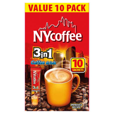 NYCoffee 3 in 1 Coffee Drink 10 x 14g (140g)