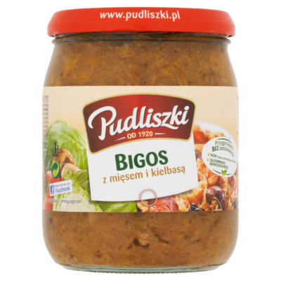 Pudliszki Bigos Cabbage Stew with Meat and Sausage