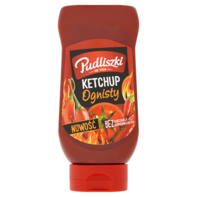 Pudliszki Super Hot Tomato Ketchup 480g