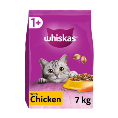 Whiskas 1+ Adult Dry Cat Food with Chicken