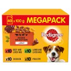 Pedigree Mixed Selection in Jelly Adult Wet Dog Food Pouches