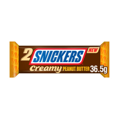 Snickers Creamy Peanut Butter & Milk Chocolate Snack Bar Duo