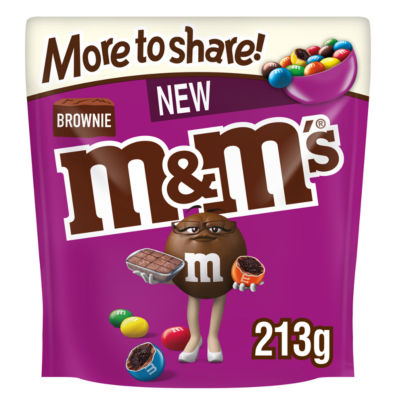 M&M's Brownie Bites & Milk Chocolate Sharing Pouch Bag