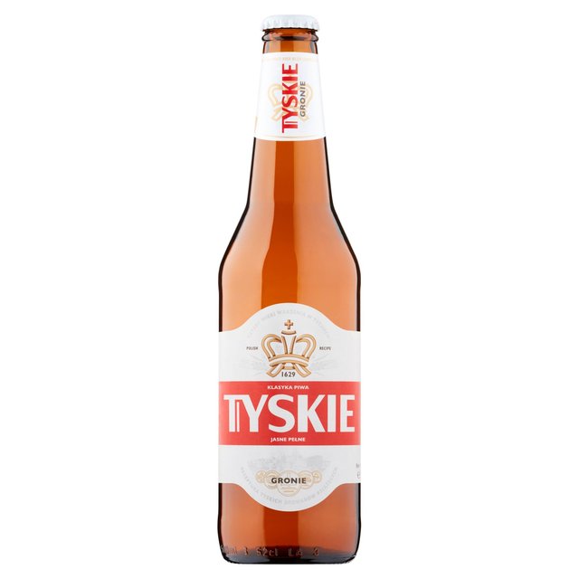 Tyskie Bottled World Beer Lager Large 500ml