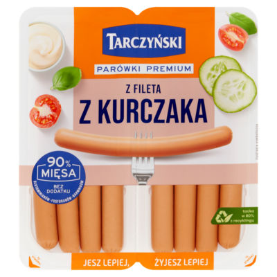 Tarczynski Chicken Fillet Frankfurters 2 x 90g (180g)