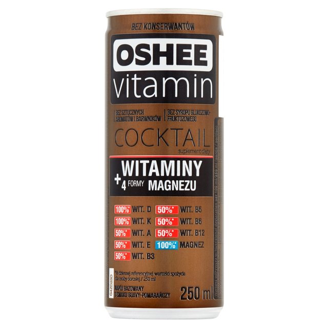 Oshee Vitamin Energy Cocktail Supplement Diety 250ml