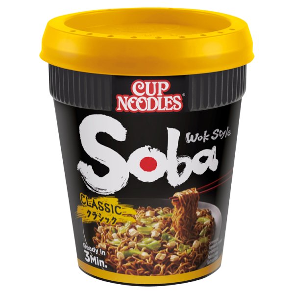 Nissin Soba Instant Classic Wok Style Noodles Pot