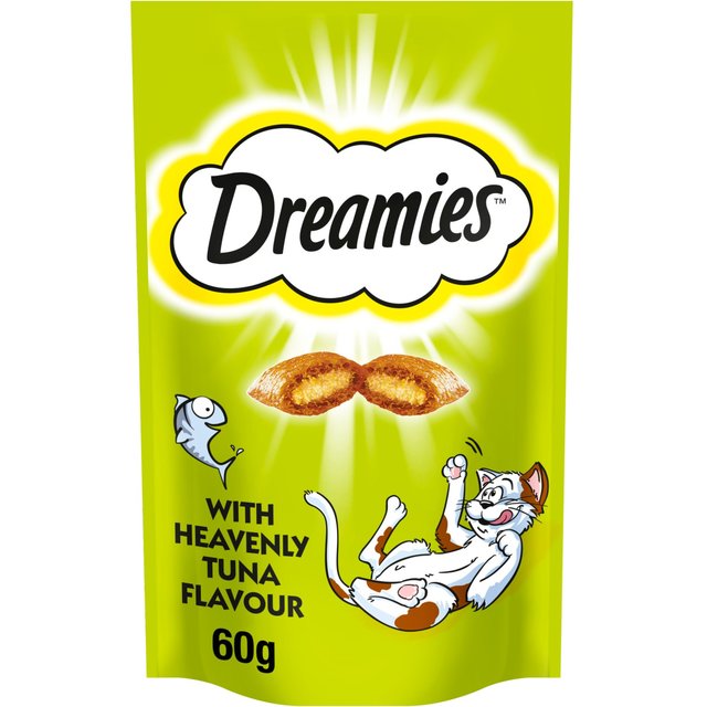 Dreamies Adult & Kitten Cat Treat Biscuits with Tuna