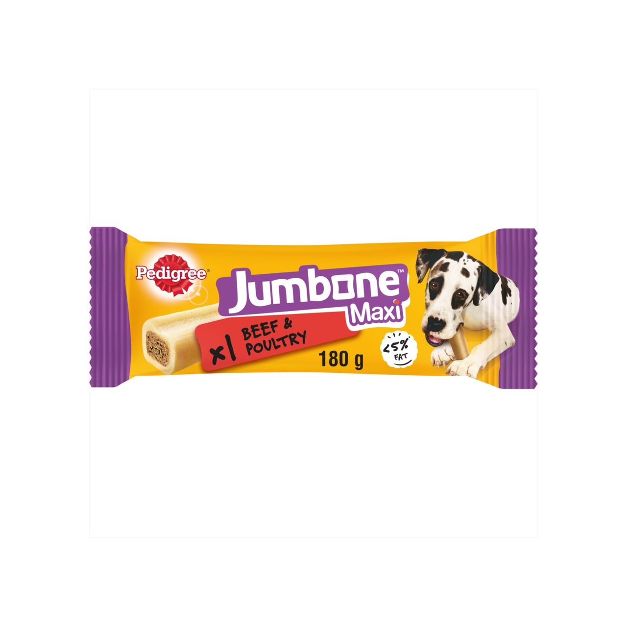 Pedigree Jumbone Maxi Adult Large Dog Treat Beef & Poultry 