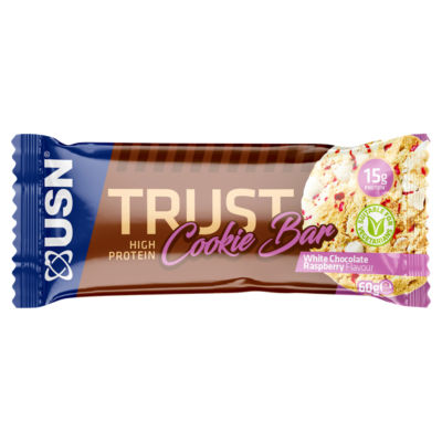 USN Trust Cookie Bar White Chocolate Raspberry Flavour