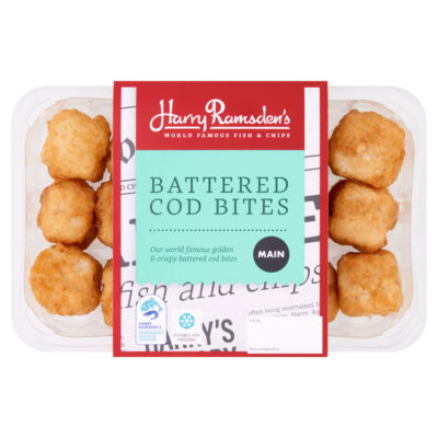 Harry Ramsden's Battered Cod Bites 350g