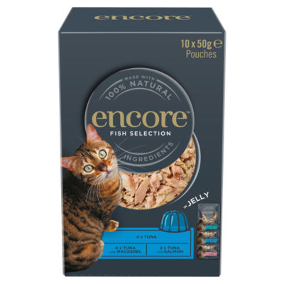 Encore Cat Pouch - Fish 10X50g