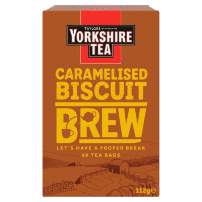 Yorkshire Yorkshire Tea Caramelised Biscuit Brew 40 Tea Bags 112g