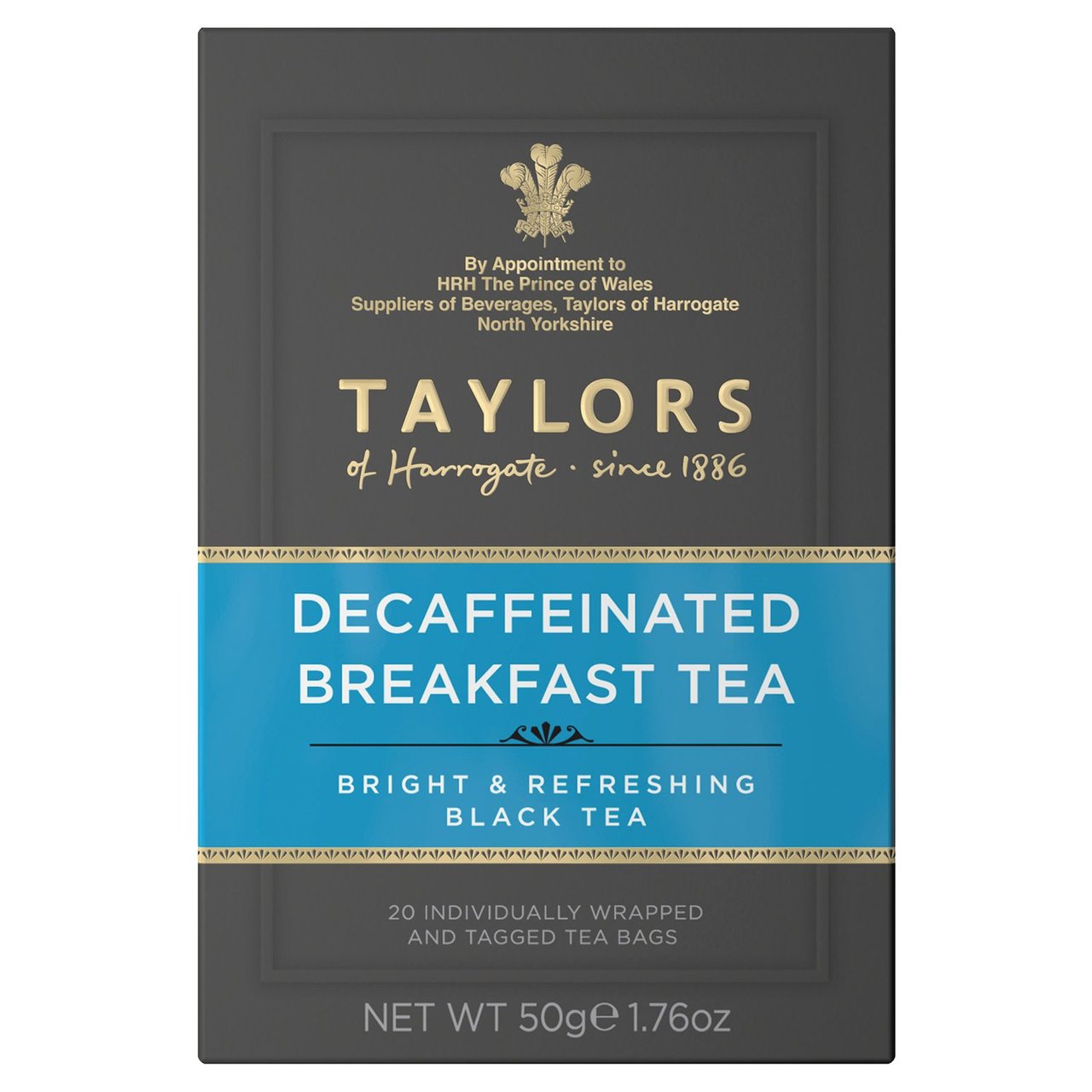 Taylors Decaffeinated Breakfast Teabags