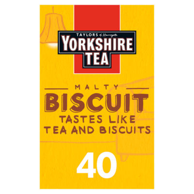 Taylors of Harrogate Yorkshire Tea Malty Biscuit Brew 40 Tea Bags 112g