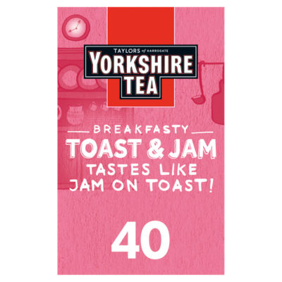 Taylors of Harrogate Yorkshire Tea Toast & Jam Brew 40 Teabags