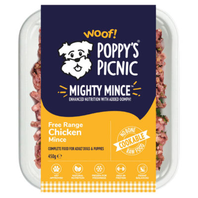 Poppy's Picnic Mighty Mince Free Range Chicken Mince 450g