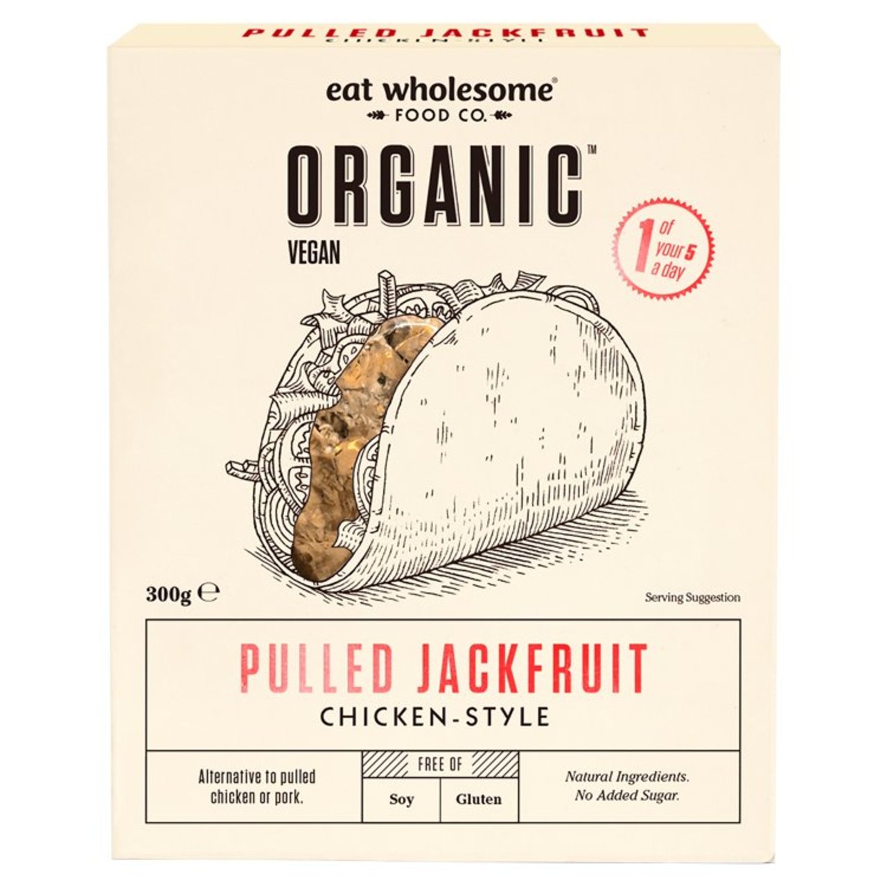 Eat Wholesome Organic Chicken-Style Jackfruit