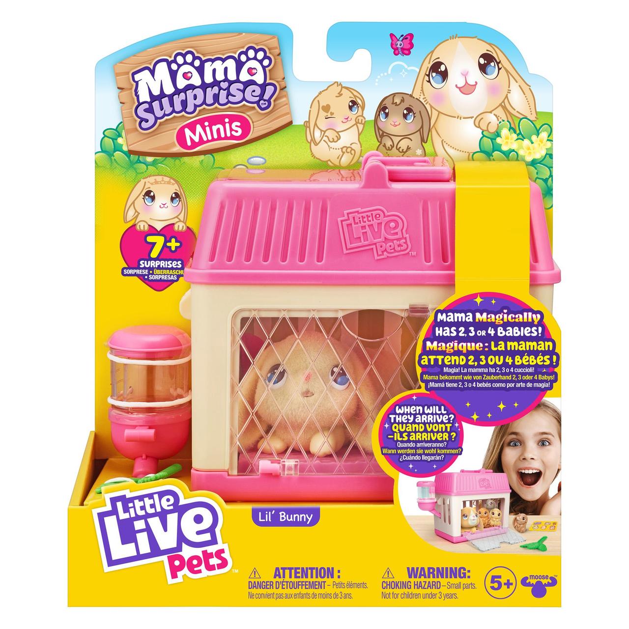 Little Live Pets Mama Surprise Playset Lil Bunny