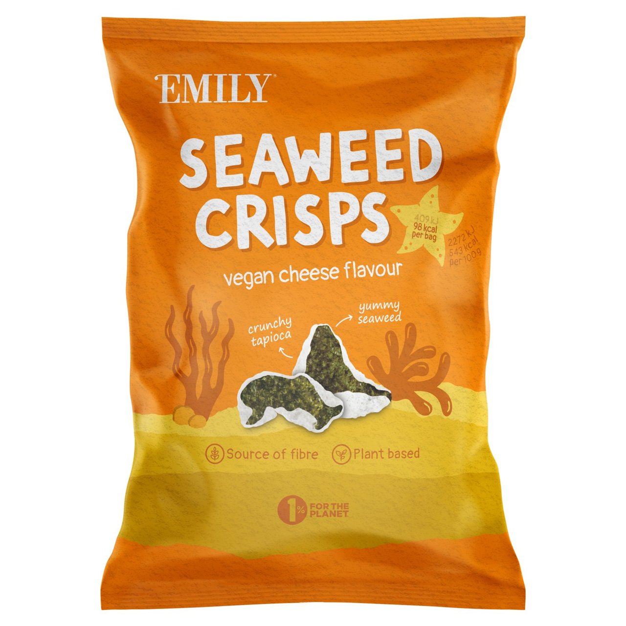 Emily Seaweed Crisps, Vegan Cheese