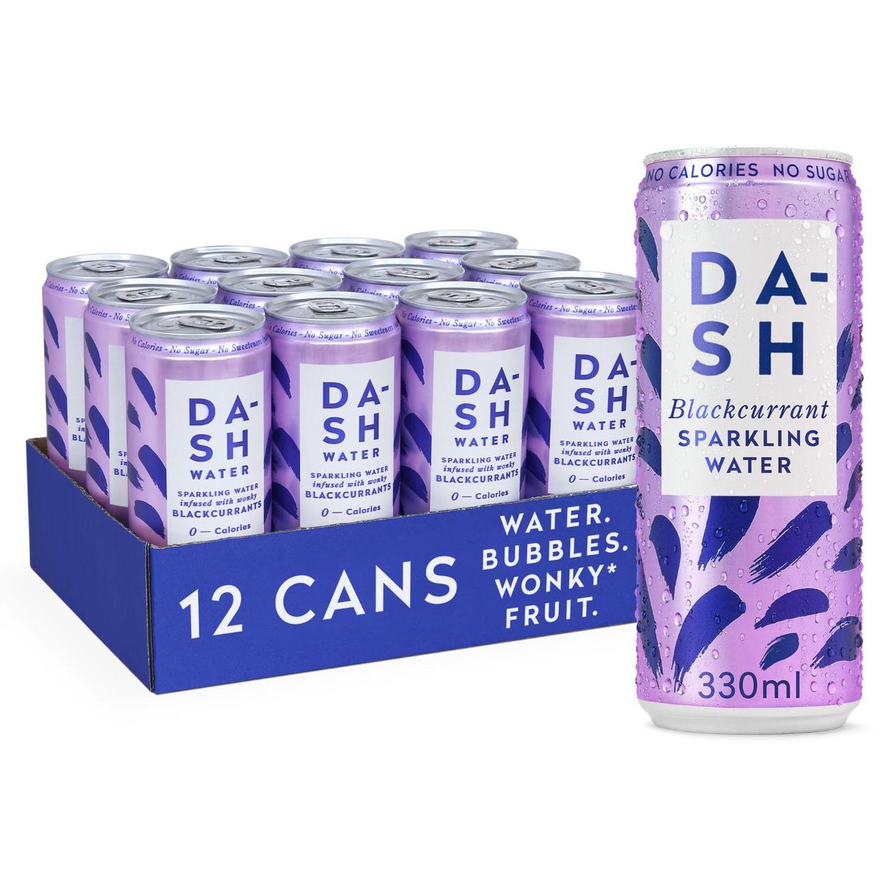 DASH Blackcurrant Infused Sparkling Water