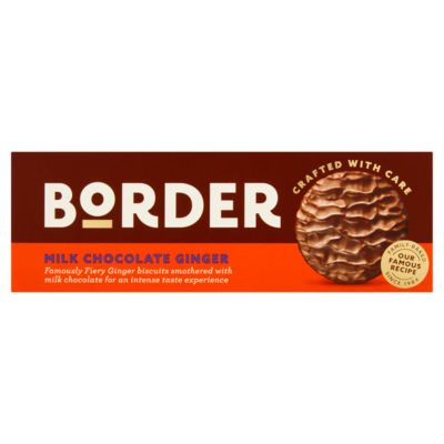 Border Milk Chocolate Ginger 150g