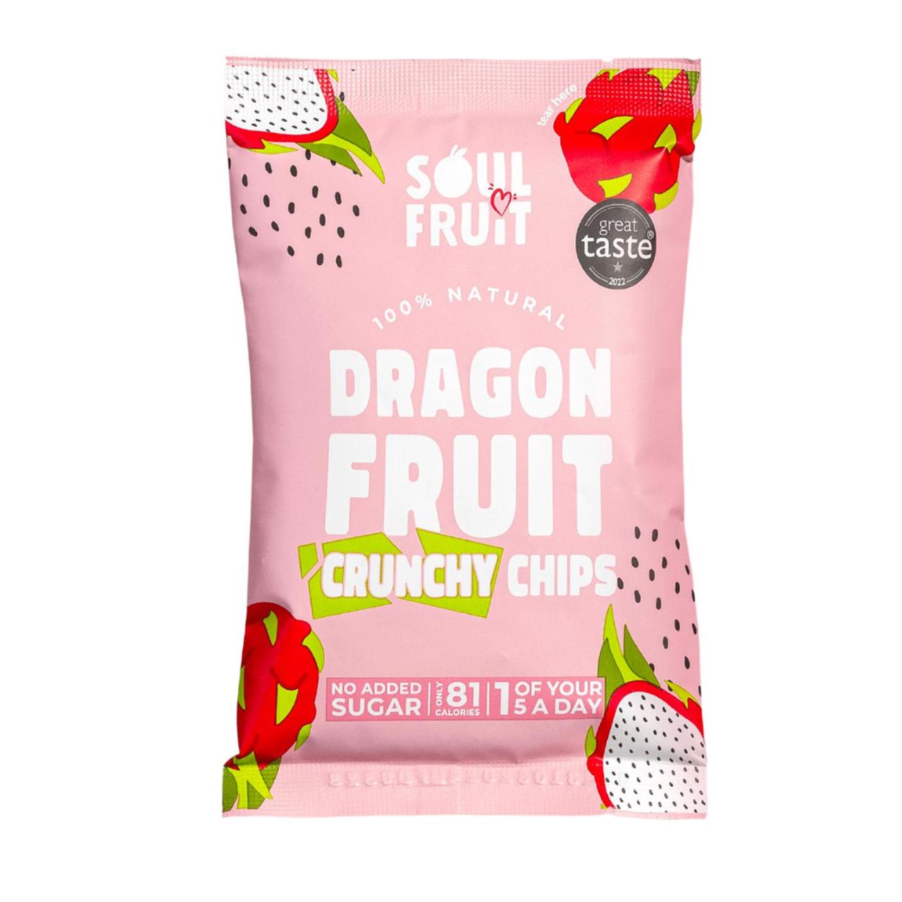 Soul Fruit Freeze Dried Dragon Fruit Crisps