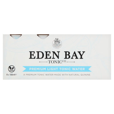 Eden Bay Tonic Co Premium Light Tonic Water 8x