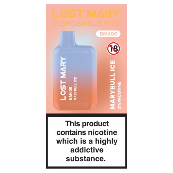 Lost Mary Disposable Pod BM600 Marybull Ice