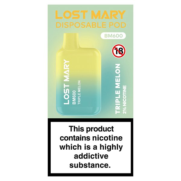 Lost Mary Disposable Pod BM600 Triple Melon 20mg