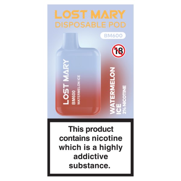 Lost Mary Disposable Pod BM600 Watermelon Ice