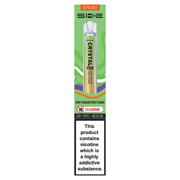 SKE Disposable Crystal Bar Kiwi Passion Fruit Guava 20mg/ml