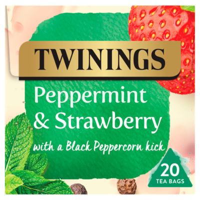 Twinings Peppermint & Strawberry Tea 20 Tea Bags