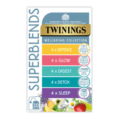 Twinings Superblends Wellbeing Collection 20 Tea Bags