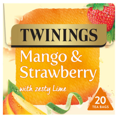 Twinings Mango & Strawberry with Zesty Lime 20 Tea Bags