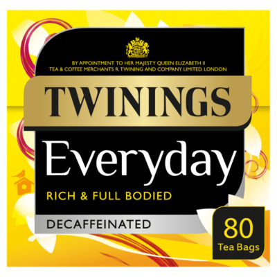 Twinings Decaffeinated Everyday 80 Tea Bags 250g