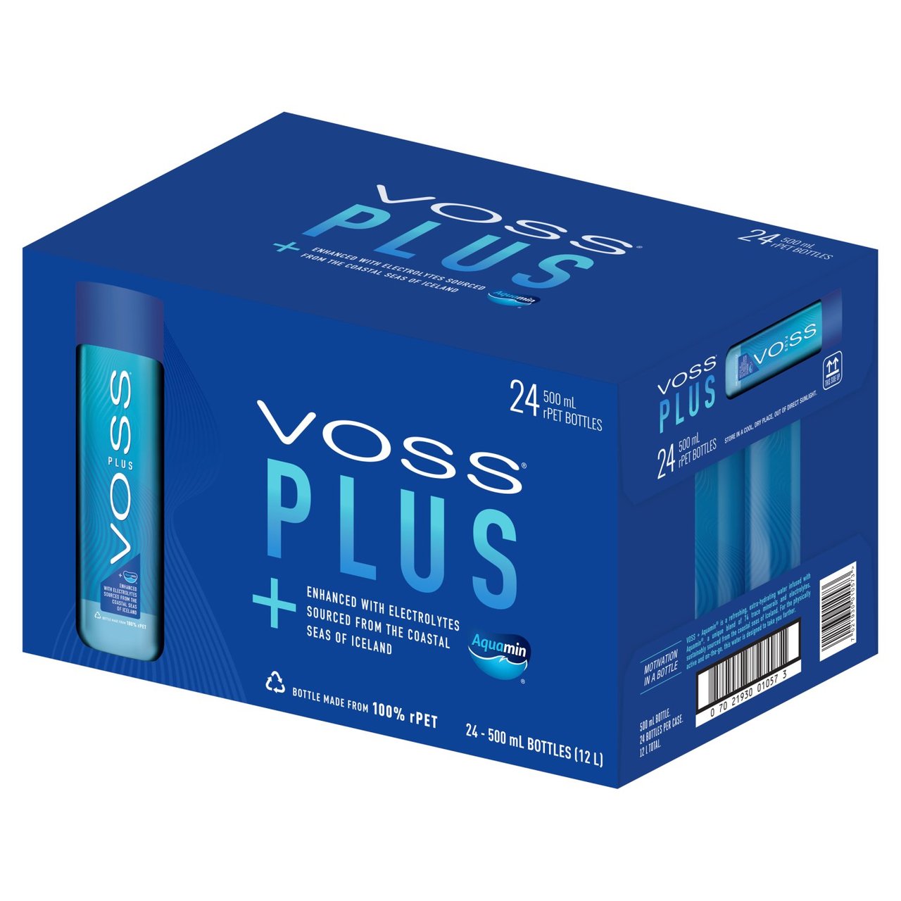 VOSS Plus Still rPET Bottle