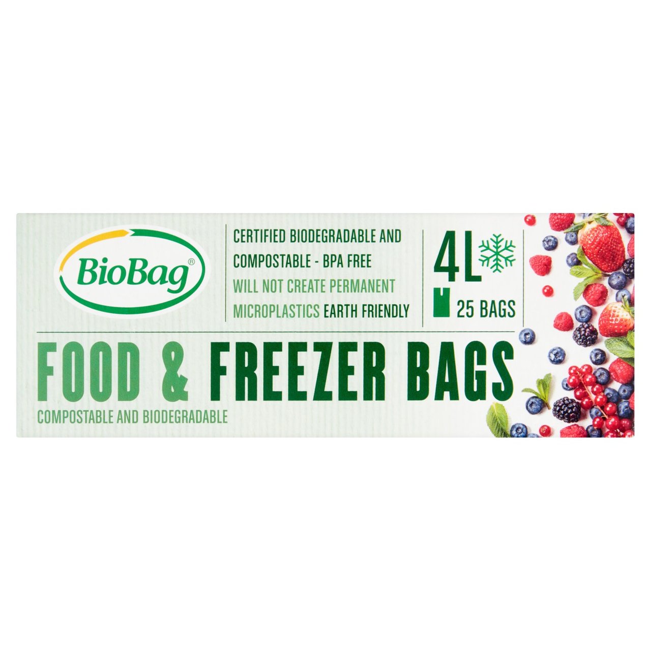 BioBag 4L Compostable Food and Freezer Bags